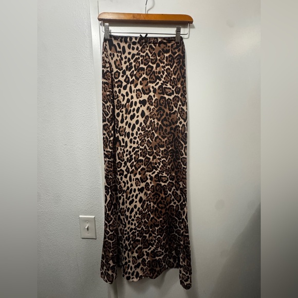 Zara Animal Print Maxi Skirt - Picture 2 of 6